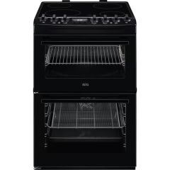 AEG CCX6740ACB Black 6000 SteamBake Cooker with Ceramic Hob