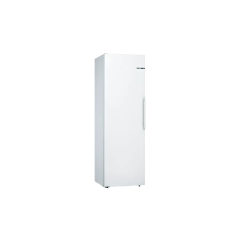 Bosch KSV36VWEPG White 186X60 Upright Larder Fridge, Vitafresh, Bottle Rack