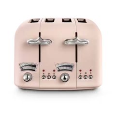 Delonghi CT04.PK DL3021 Pink 4 Slice Argento Toaster