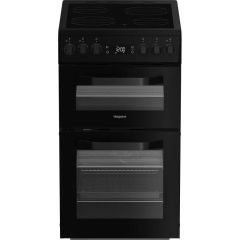 Hotpoint HDE5VDCB Black Freestanding 50Cm Cooker