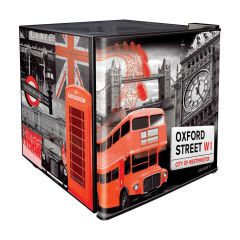 Husky HUS-EL195-HU-E London Picture Mini Fridge