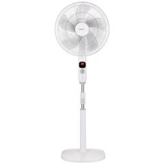 Igenix DF1670 White Ultra Quiet 16Inch Digital DC Motor Pedestal Fan