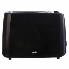 Igenix IG3012 Black 2 Slice Toaster 