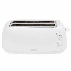 Igenix IG3020 White 4 Slice Toaster 