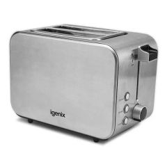 Igenix IG3202 Stainless Steel 2 Slice Toaster 