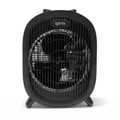 Igenix IG9022 Black 2KW Portable Upright Fan Heater