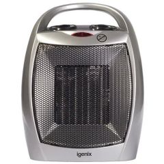 Igenix IG9030 Ceramic Fan Heater, 2 Heat Settings, 1800W