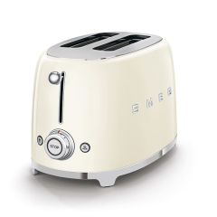 Smeg TSF01CRUK Cream Two Slice Toaster 
