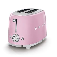 Smeg TSF01PKUK Pink Two Slice Toaster 