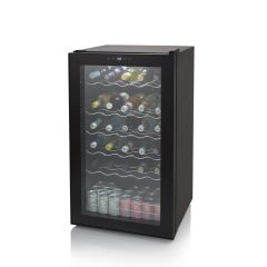 Swan SR12040BN 34 Bottle Glass Fronted Wine and Drinks Cooler