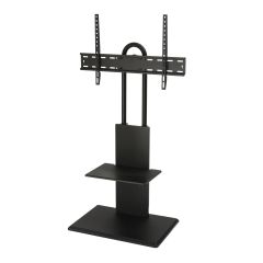 TTAP FS2-BLK Black TV Pedestal Floor Stand