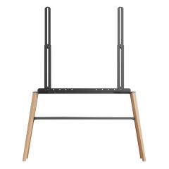 TTAP ROMA-LIGHT Light Wood Stand with storage shelf. Suitable for up to 65"