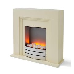 Warmlite WL45011 York Fireplace Suite - Cream