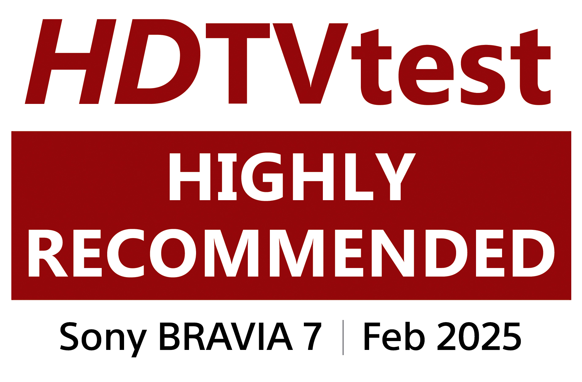 2025 Sony Bravia 7 XR70 HDTV Test