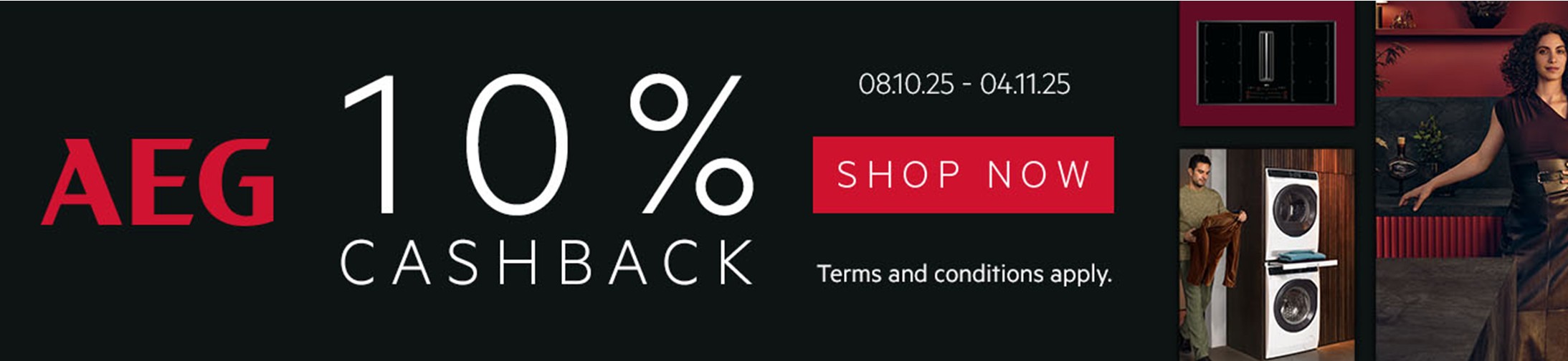 AEG 10% Cashback Promotion